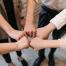 Hands together